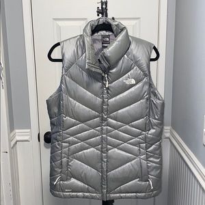 The North Face down vest - SILVER